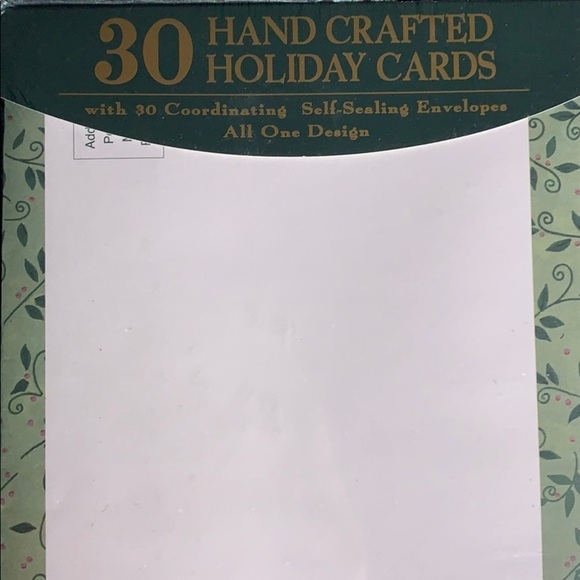 New in Box Hand Crafted Holiday Cards & Envelopes - Picture 2 of 7